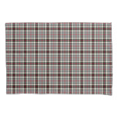 Clan Thompson Gray en Red Scottish Tartan Kussensloop (Voorkant)