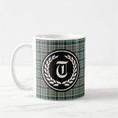 Clan Thompson Hunting Tartan Monogram Koffiemok (Links)