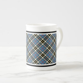 Clan Thompson Jurk Tartan Lichtblauw Plaid Porselein Kop