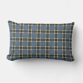 Clan Thompson Light Blue en Black Tartan Kussen