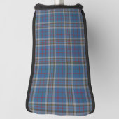Clan Thompson Pset Grey Blue Check Tartan Golfheadcover (Draai 90)