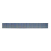 Clan Thompson Pset Tartan Grey Blue Check Satijnen Lint (Voorkant)