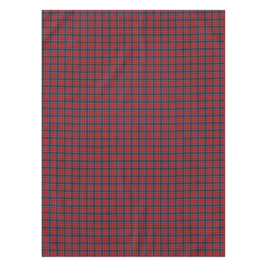 Clan Thompson Red, Blue en Black Scottish Tartan Tafelkleed (Voorkant)