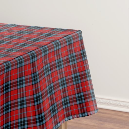 Clan Thompson Red, Blue en Black Scottish Tartan Tafelkleed (Voorbeeld)