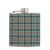 Clan Thompson Schotse jacht Tartan Heupfles (Voorkant)