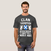 Clan THOMPSON schotse schotlandmoeders T-shirt (Voorkant volledig)