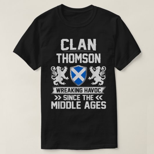 Clan Thomson Scottish Family Clan Scotland worakin T-shirt (Design voorkant)