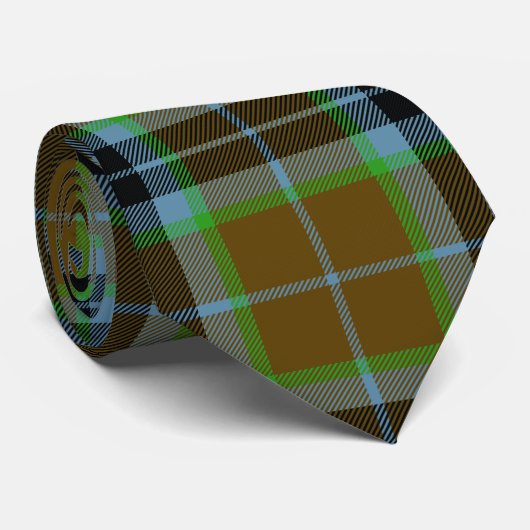 Clan Thomson Tartan Stropdas (Opgerold)