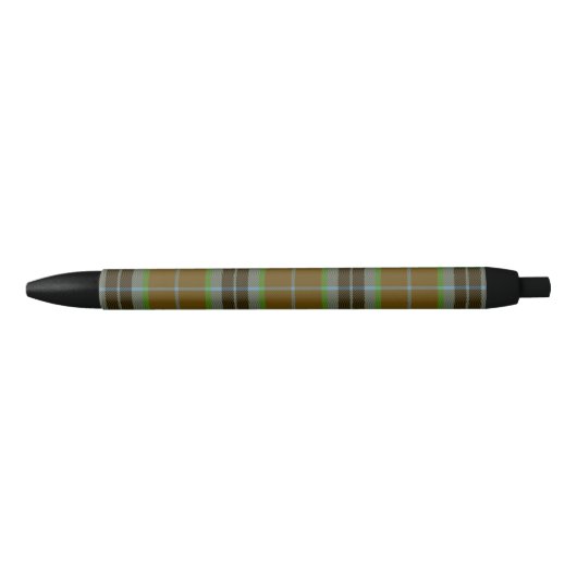 Clan Thomson Tartan Zwarte Inkt Pen (Voorkant)