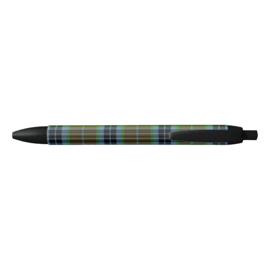 Clan Thomson Tartan Zwarte Inkt Pen (Achterkant)