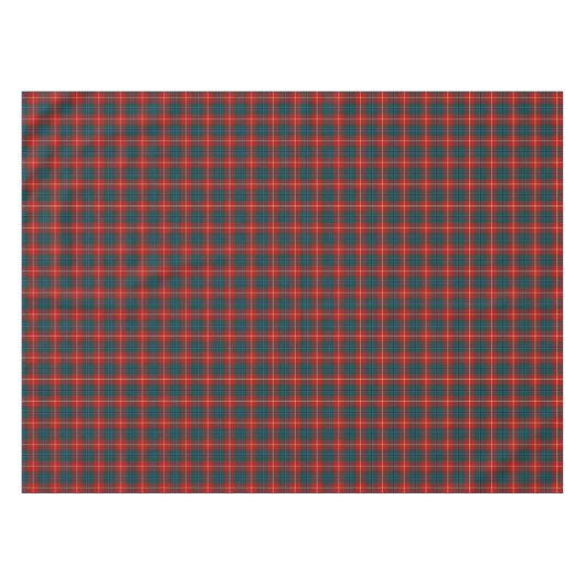 Clan Turnbull Rood en Groen Plaid Schotse Tartan Tafelkleed (Voorkant (Horizontaal))