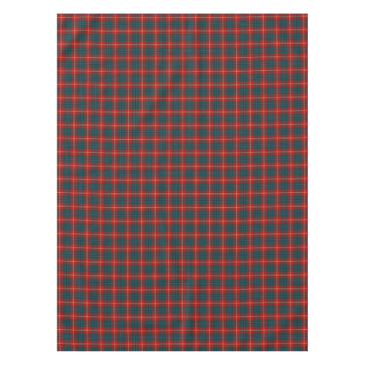 Clan Turnbull Rood en Groen Plaid Schotse Tartan Tafelkleed (Voorkant)