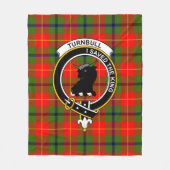 Clan Turnbull Tartan Pset Fleece Deken (Voorkant)