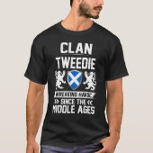 Clan Tweedie Scottish Family Clan Scotland Wreakin T-shirt (Voorkant)