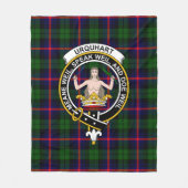 Clan Urquhart Modern Tartan Pset Fleece Deken (Voorkant)