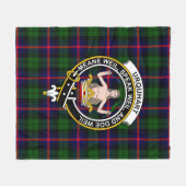 Clan Urquhart Modern Tartan Pset Fleece Deken (Voorkant (Horizontaal))