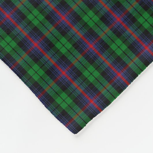 Clan Urquhart Tartan Fleece Deken (Hoek)