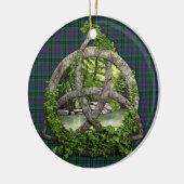 Clan Walker Tartan Celtic Trinity Keramisch Ornament (Links)