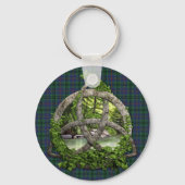 Clan Walker Tartan Celtic Trinity Sleutelhanger (Voorkant)