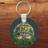 Clan Walker Tartan Celtic Trinity Sleutelhanger (Voorkant)