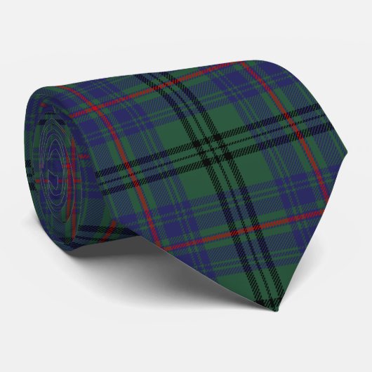 Clan Walker Tartan Stropdas (Opgerold)