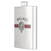 Clan Wallace (bewerken) Crest & Tartan Flacon (Links)