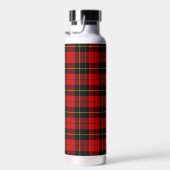 Clan Wallace Crest Badge en Tartan Waterfles (Rechts)