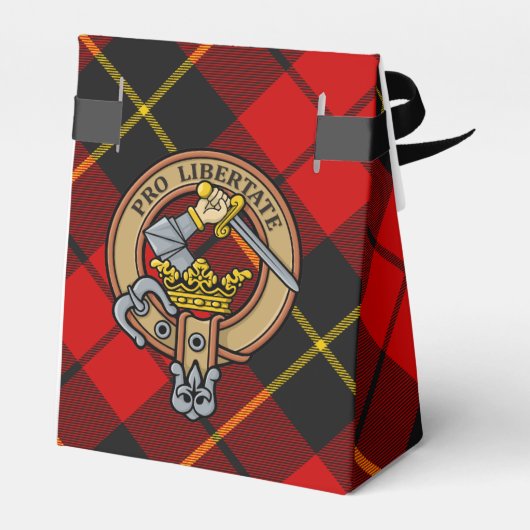 Clan Wallace Crest Favor Box Bedankdoosjes (Achterkant)