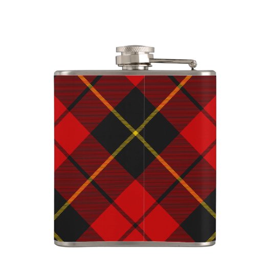 Clan Wallace Crest Flask Heupfles (Achterkant)