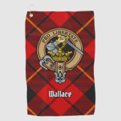 Clan Wallace Crest Golf Towel Golfhanddoek (Voorkant)