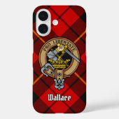 Clan Wallace Crest Hoesje-Mate iPhone Case (Achterkant)