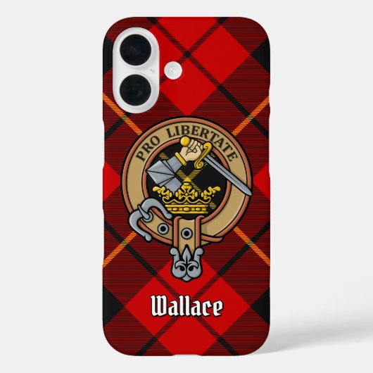 Clan Wallace Crest Hoesje-Mate iPhone Case (Achterkant)