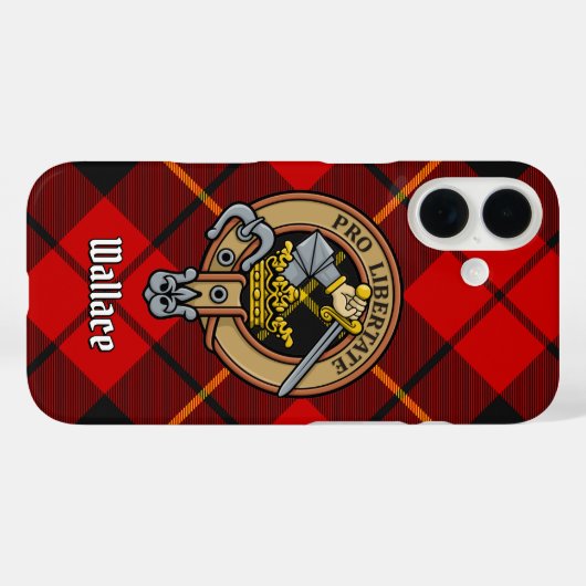 Clan Wallace Crest Hoesje-Mate iPhone Case (Achterkant (horizontaal))