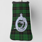 Clan Wallace Crest & Hunting Tartan Golfheadcover (Draai 90)