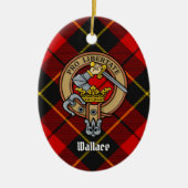 Clan Wallace Crest keramisch Ornament (Voorkant)