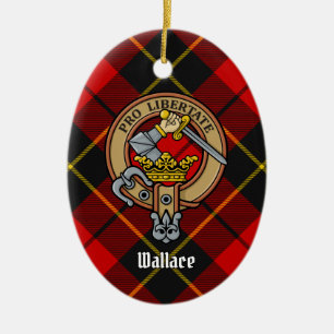 Clan Wallace Crest keramisch Ornament