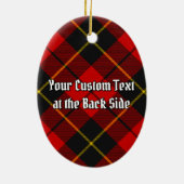 Clan Wallace Crest keramisch Ornament (Achterkant)