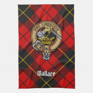 Clan Wallace Crest Kitchen Towel Theedoek