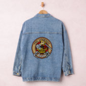 Clan Wallace Crest over Tartan Denim Jacket (Hangar)