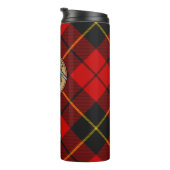 Clan Wallace Crest over Tartan Thermosbeker (Geroteerd rechts)