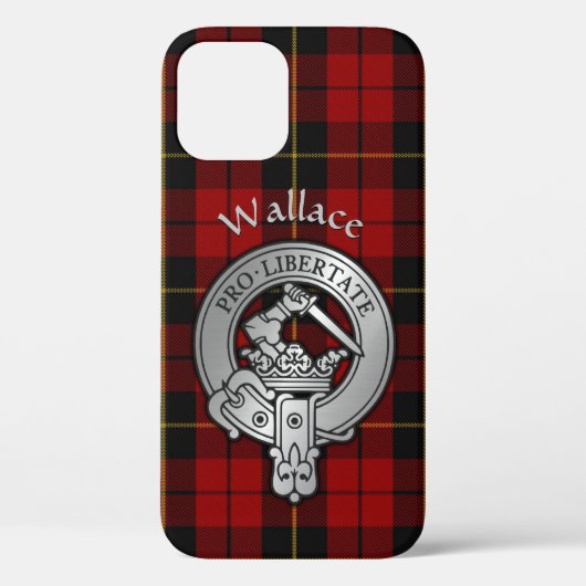 Clan Wallace Crest & Tartan Case-Mate iPhone Case (Achterkant)