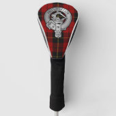 Clan Wallace Crest & Tartan Golfheadcover (Voorkant)