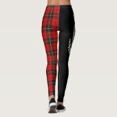 Clan Wallace Crest & Tartan Leggings (Achterkant)