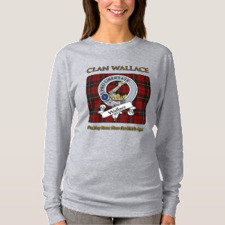 Clan Wallace Crest & Tartan T-Shirt