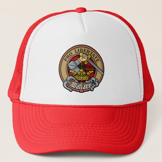 Clan Wallace Crest Trucker Hat Trucker Pet (Voorkant)
