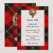 Clan Wallace Crest Uitnodiging (Voorkant / Achterkant)