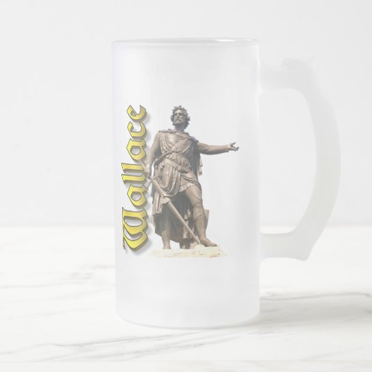 Clan Wallace Old Scotland Matglas Bierpul (Rechts)