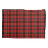 Clan Wallace Rood en Zwart Schots Plaid Kussensloop (Achterkant)