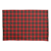 Clan Wallace Rood en Zwart Schots Plaid Kussensloop (Voorkant)