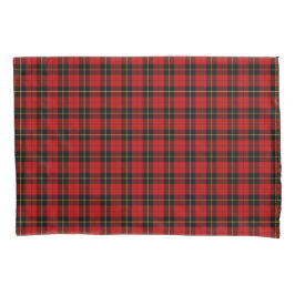 Clan Wallace Rood en Zwart Schots Plaid Kussensloop